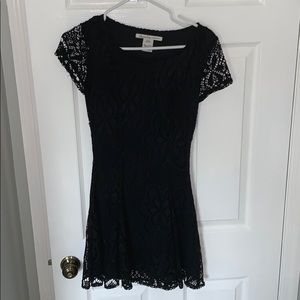 Black, lace dress